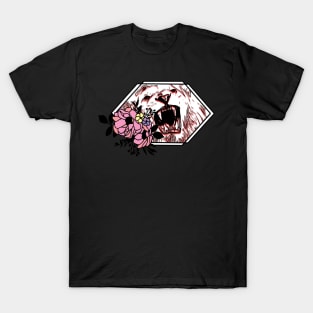 Geometric Lion Floral Rage T-Shirt